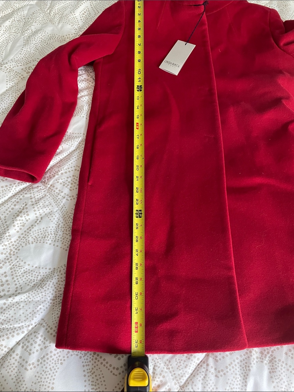 Cinzia Rocca Red Jacket NWT Size 8 - Picture 7 of 7